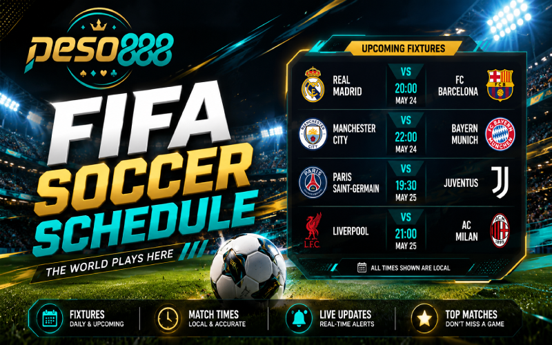play fifa soccer schedule